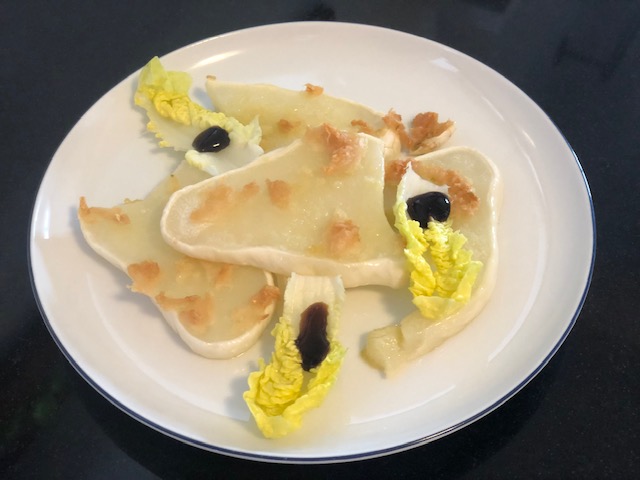 Zapečený patizon s česnekem