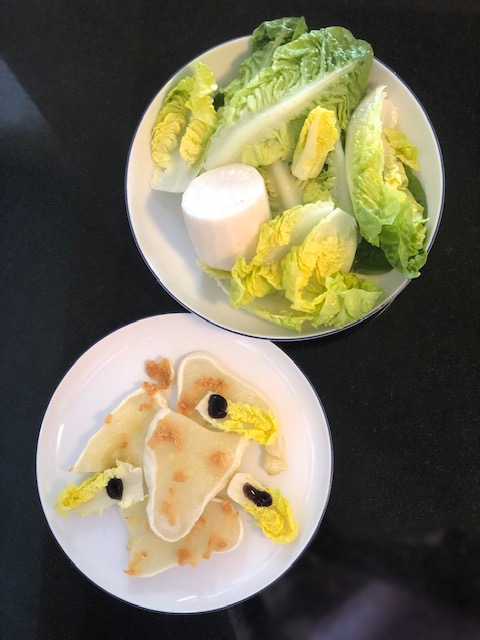 Zapečený patizon s česnekem