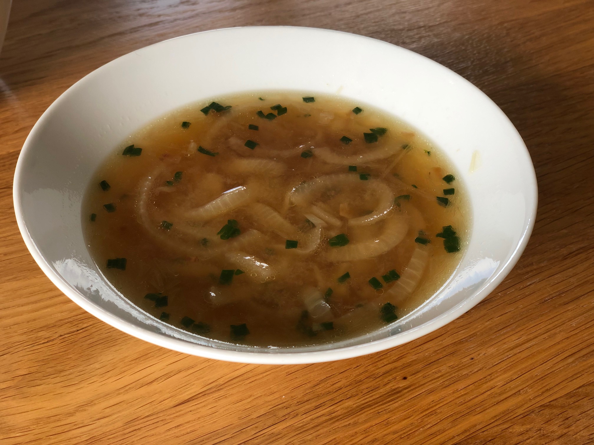 Cibulačka s miso pastou